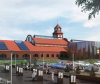 projekt budynku byłej Cechowni w Czeladzi